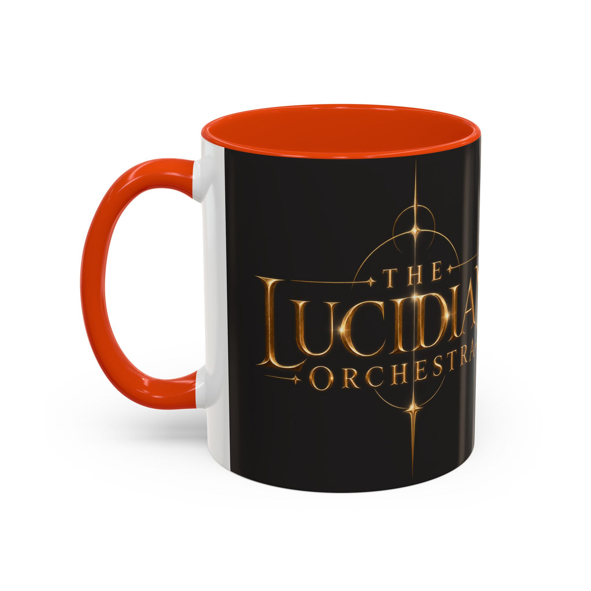 Black Gold Logo Mug — 11oz Ceramic Coffee Cup