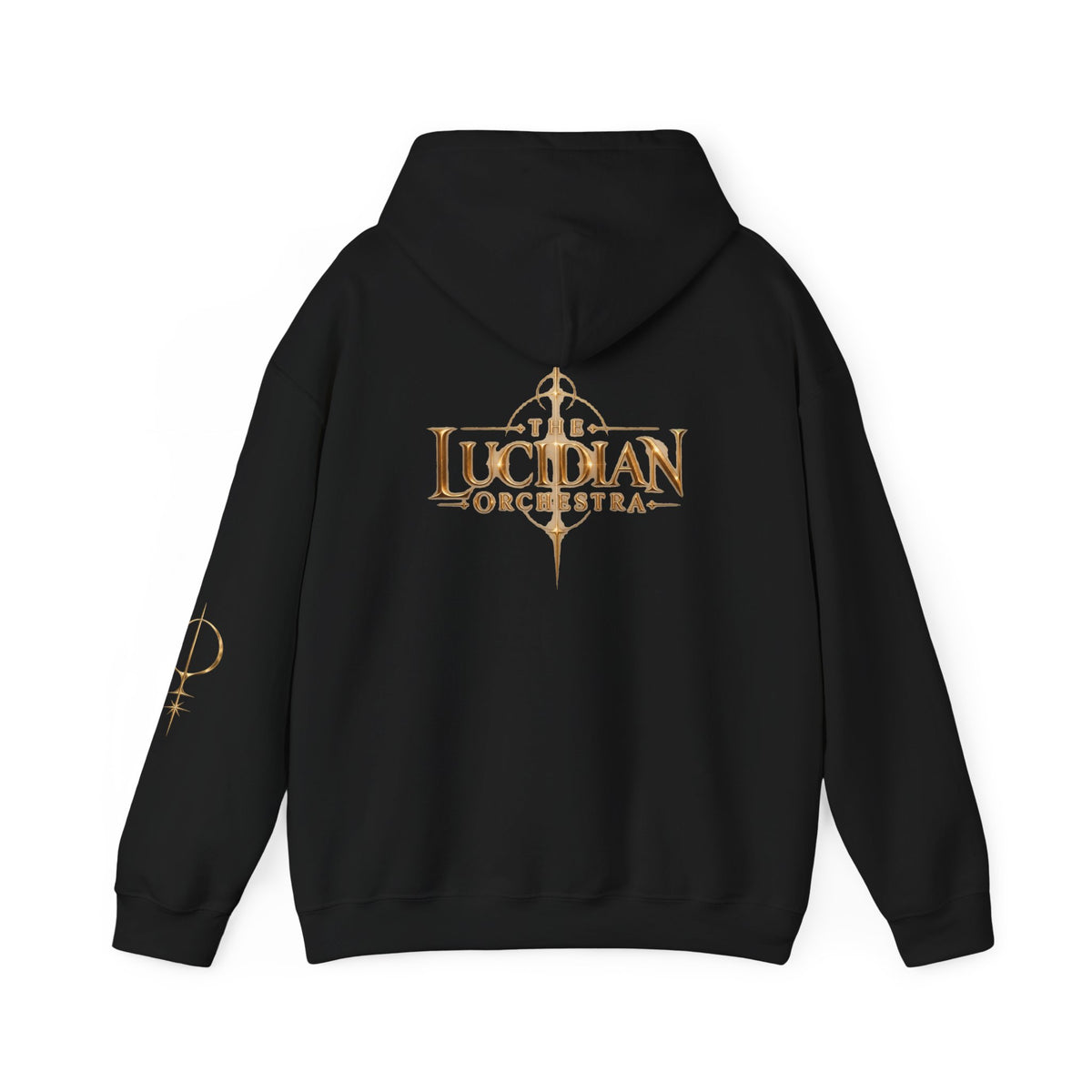 Lucidian Orchestra Logo Hoodie — Symphonic Metal Band Hoodie