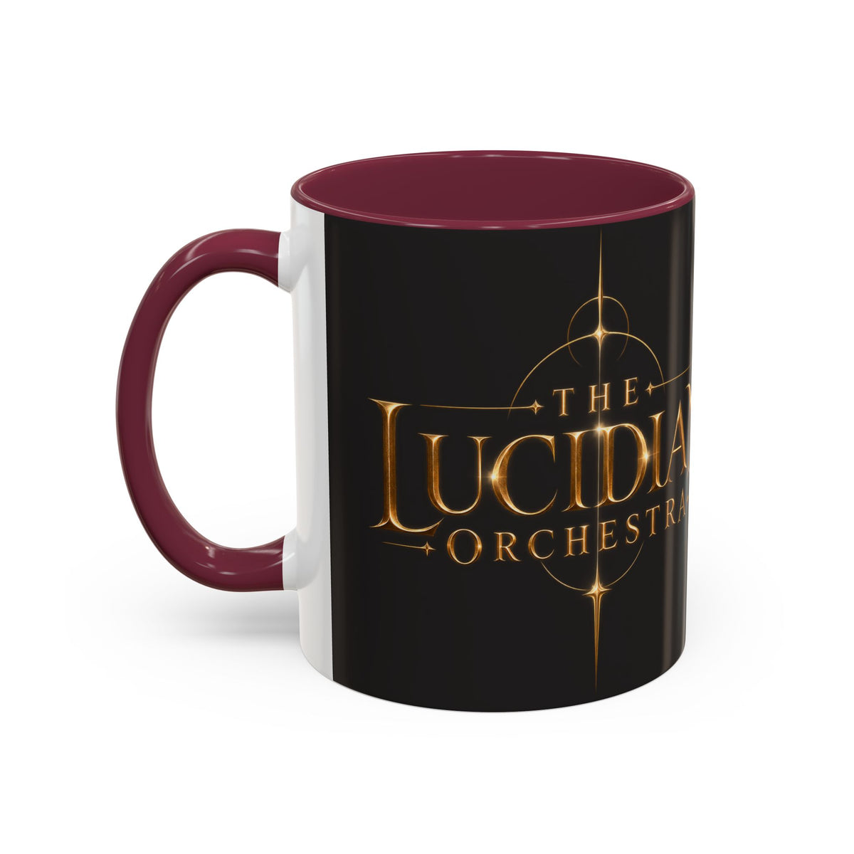 Black Gold Logo Mug — 11oz Ceramic Coffee Cup