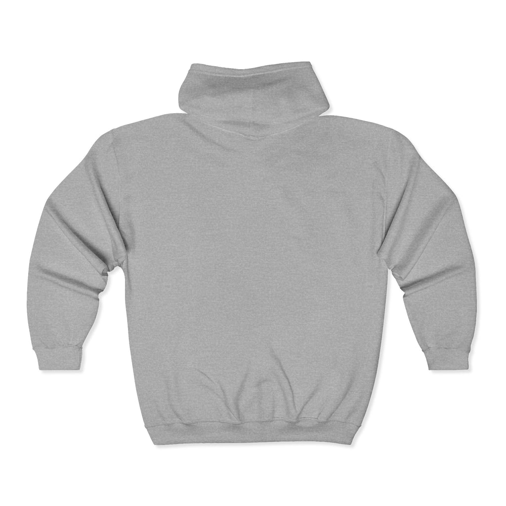 Tarbix Academy Zip Hoodie – Black Full-Zip Sweatshirt with Gold Crest