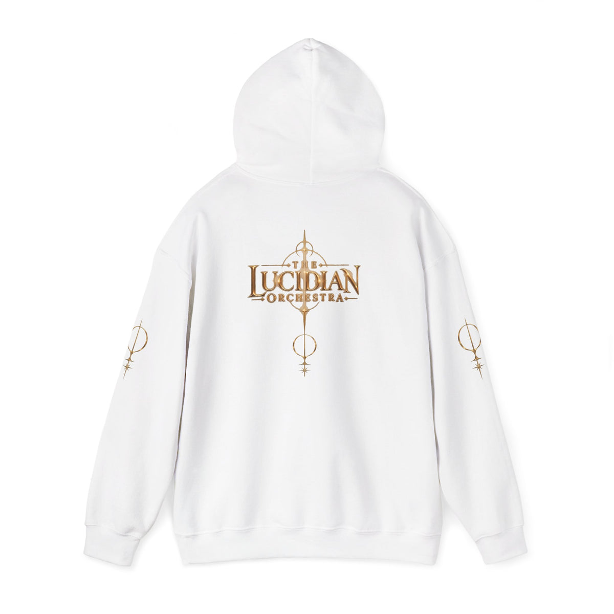 Lucidian Orchestra Band Hoodie – Gothic Candlelit Album Art Pullover