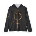 Lucidian Orchestra Logo Hoodie — Gold Emblem Sports Warmup Hoodie