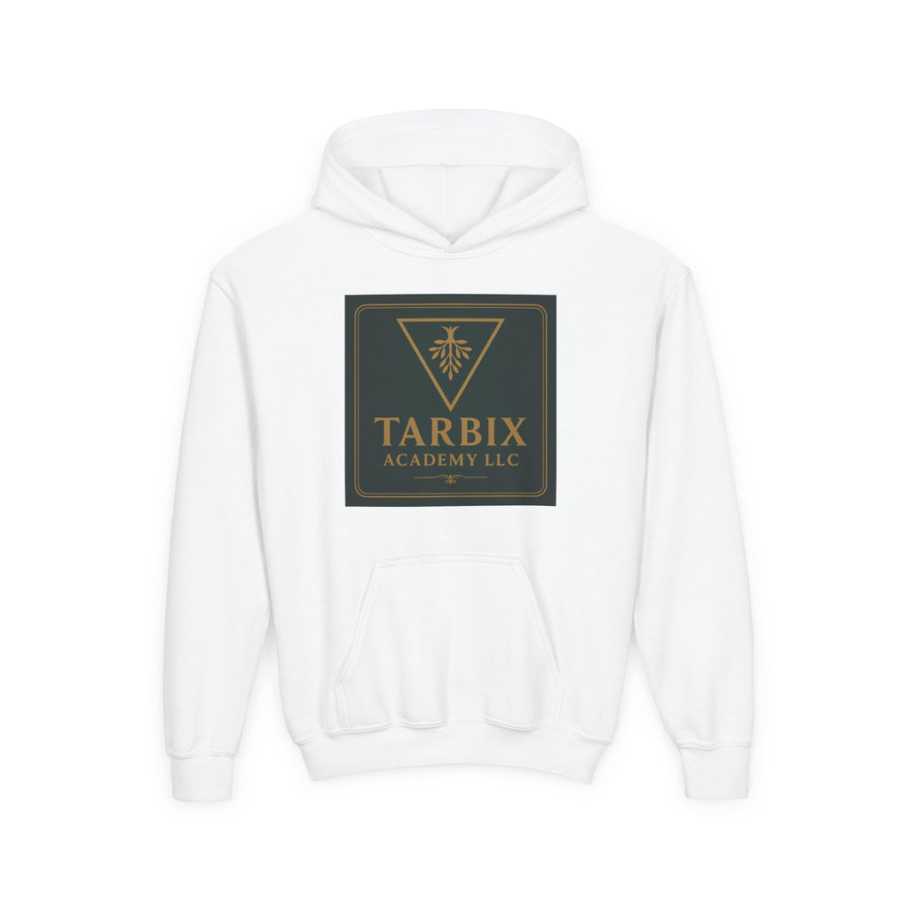 Tarbix Academy Youth Hoodie — Gold Emblem School Logo Sweatshirt