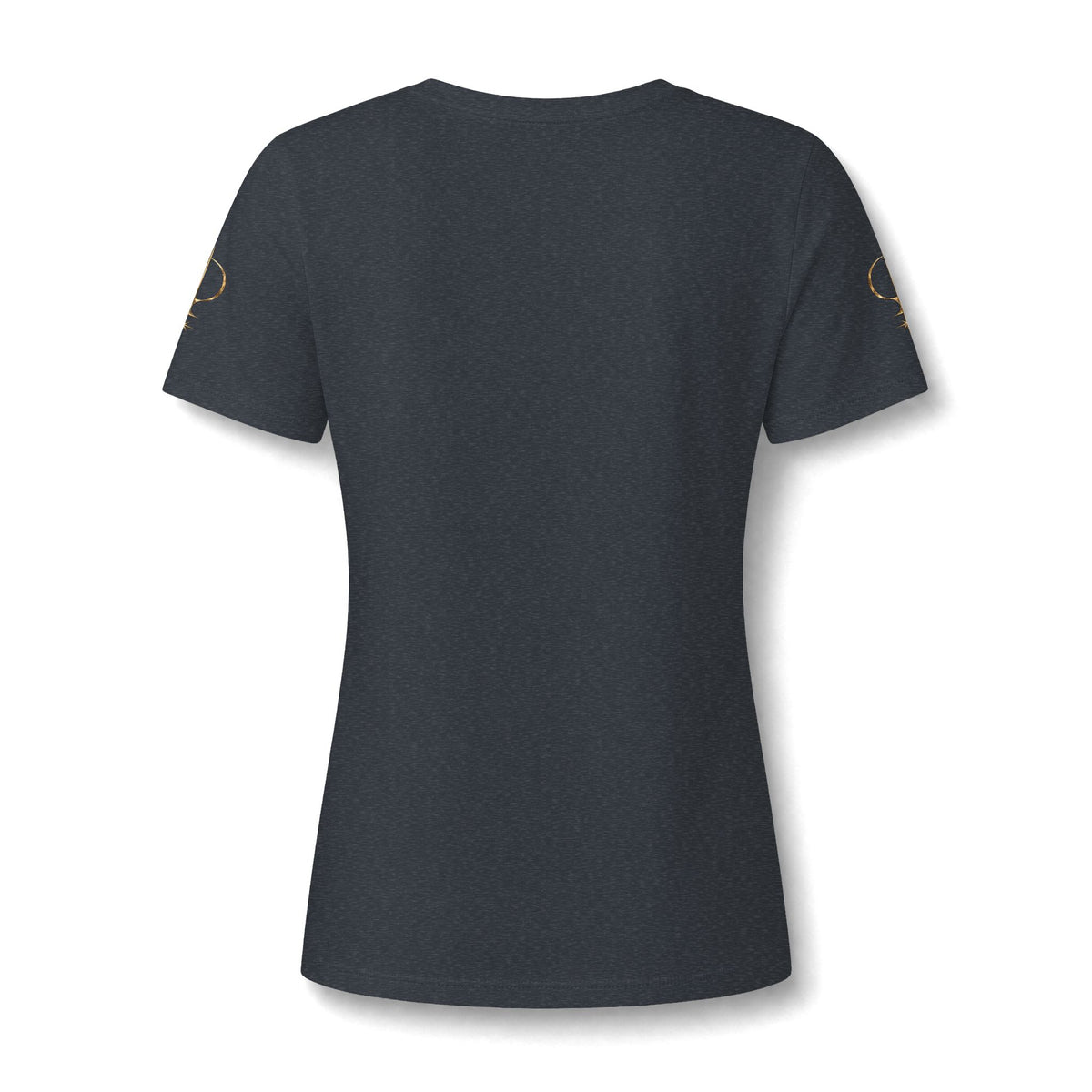 Lucidian Orchestra Women's V-Neck Tee — Elegant Music Logo Tee