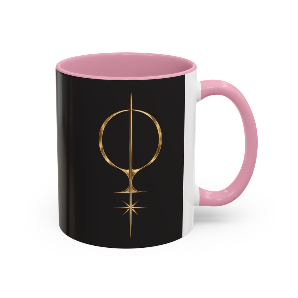 Black Gold Logo Mug — 11oz Ceramic Coffee Cup