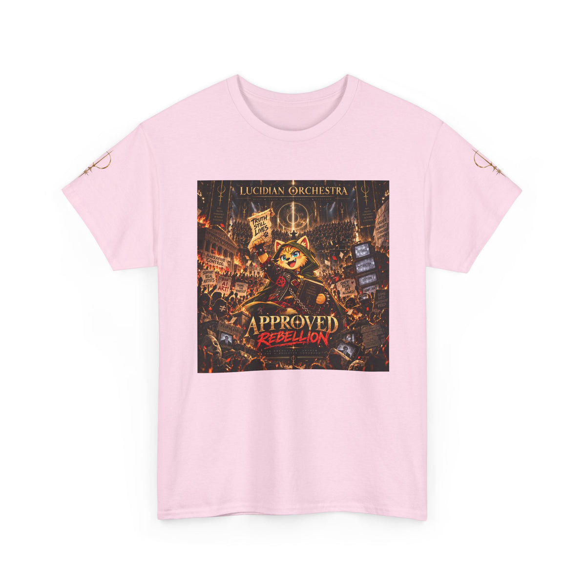 Approved Rebellion Band Tee — Lucidian Orchestra Concert Shirt