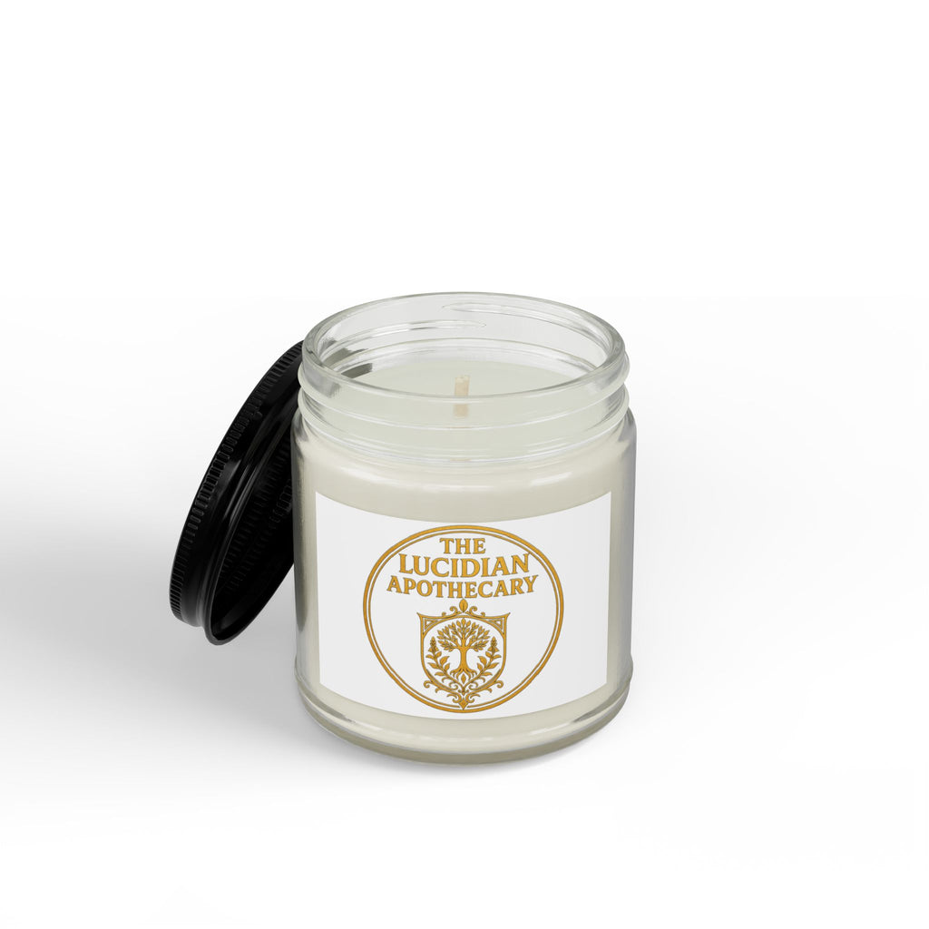 Lucidian Apothecary Scented Soy Candle - Amber Jar with Black Lid (4oz & 9oz)