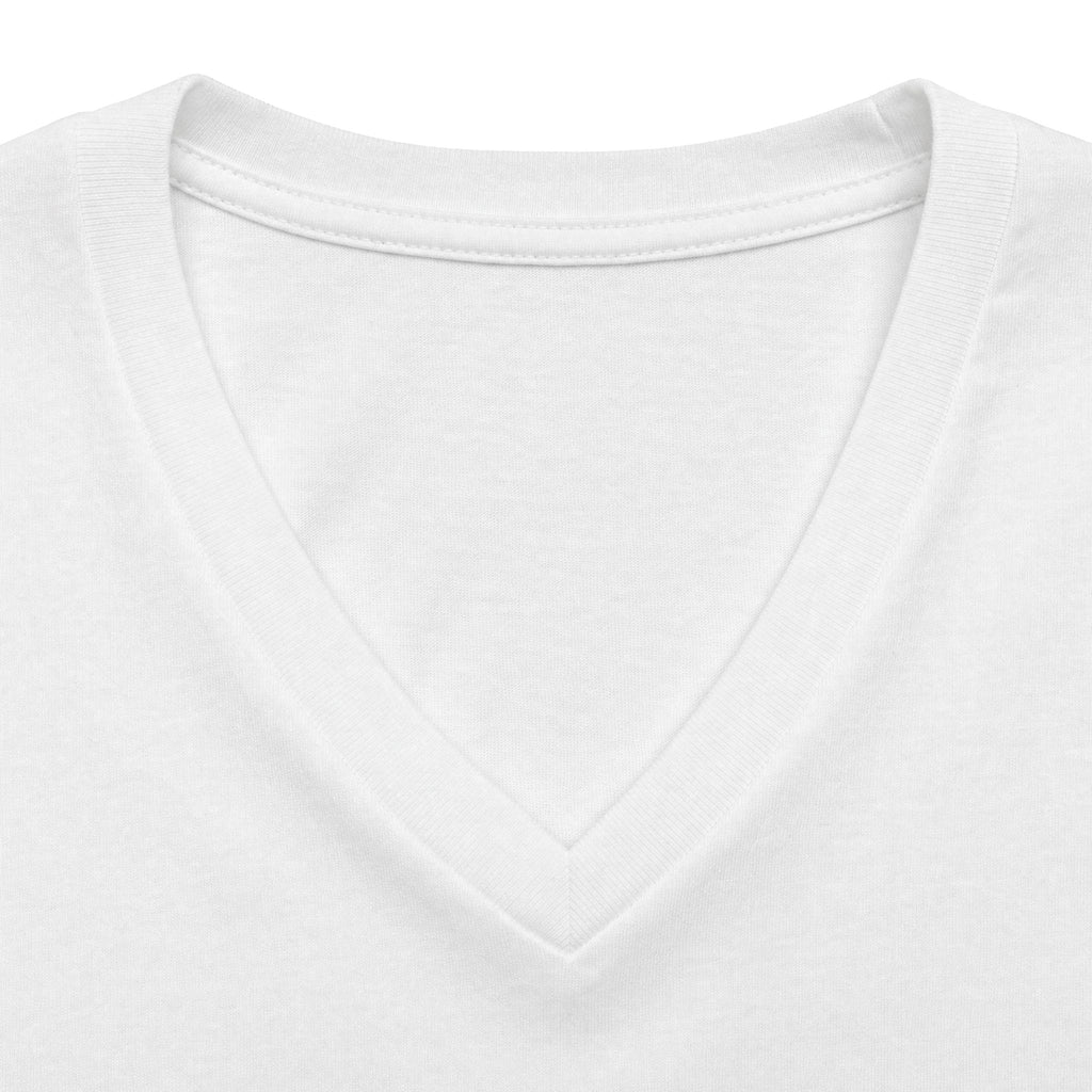 Lucidian Orchestra Women's V-Neck Tee — Elegant Music Logo Tee