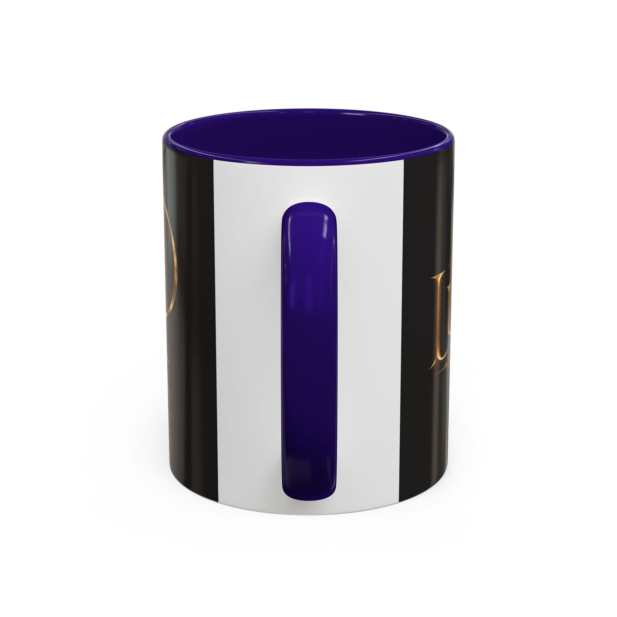 Black Gold Logo Mug — 11oz Ceramic Coffee Cup