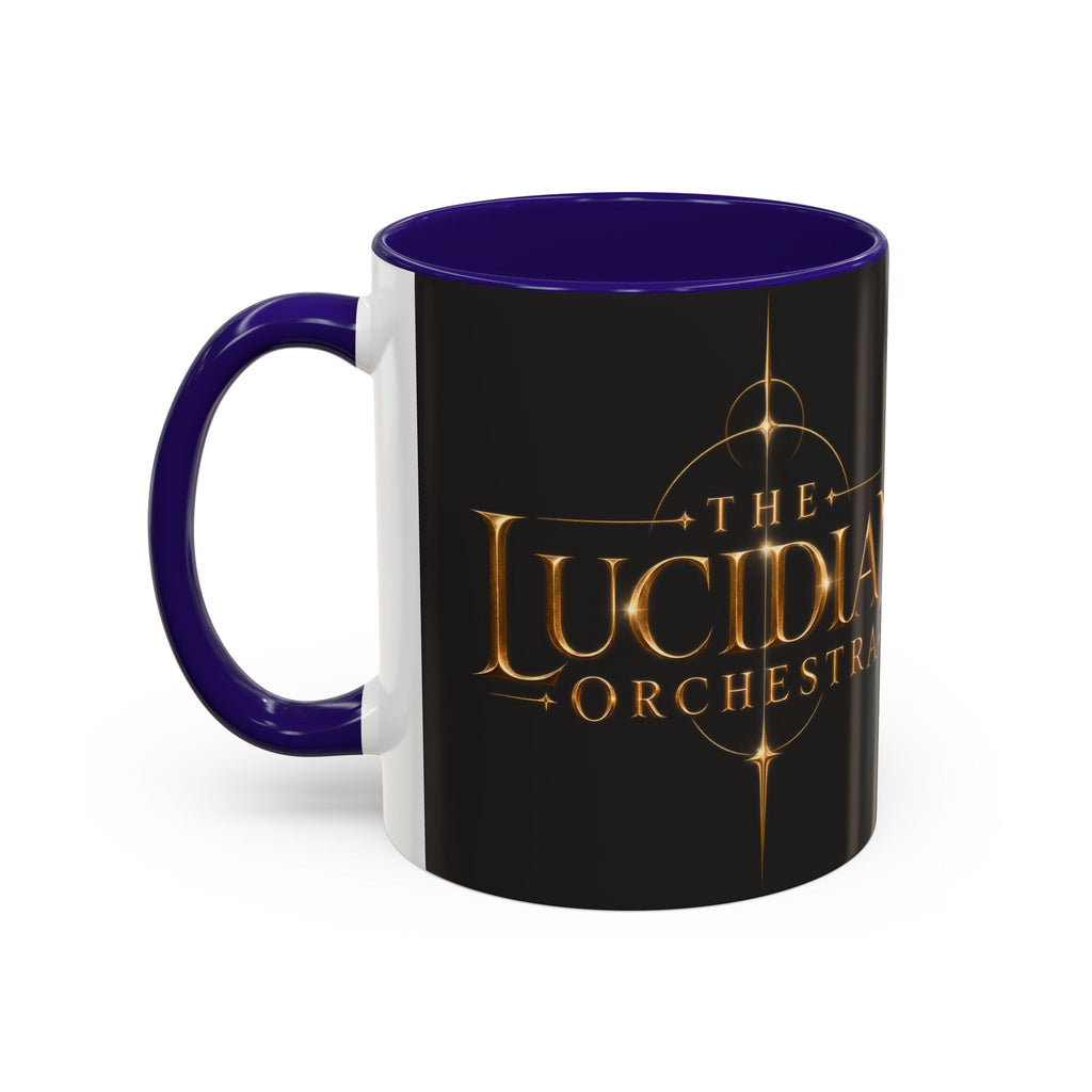 Black Gold Logo Mug — 11oz Ceramic Coffee Cup