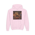 Youth Hoodie — 'Approved Mutation' Graphic Hoodie with Gold Symbol Back