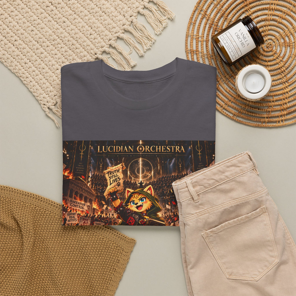 Approved Rebellion Band Tee — Lucidian Orchestra Concert Shirt