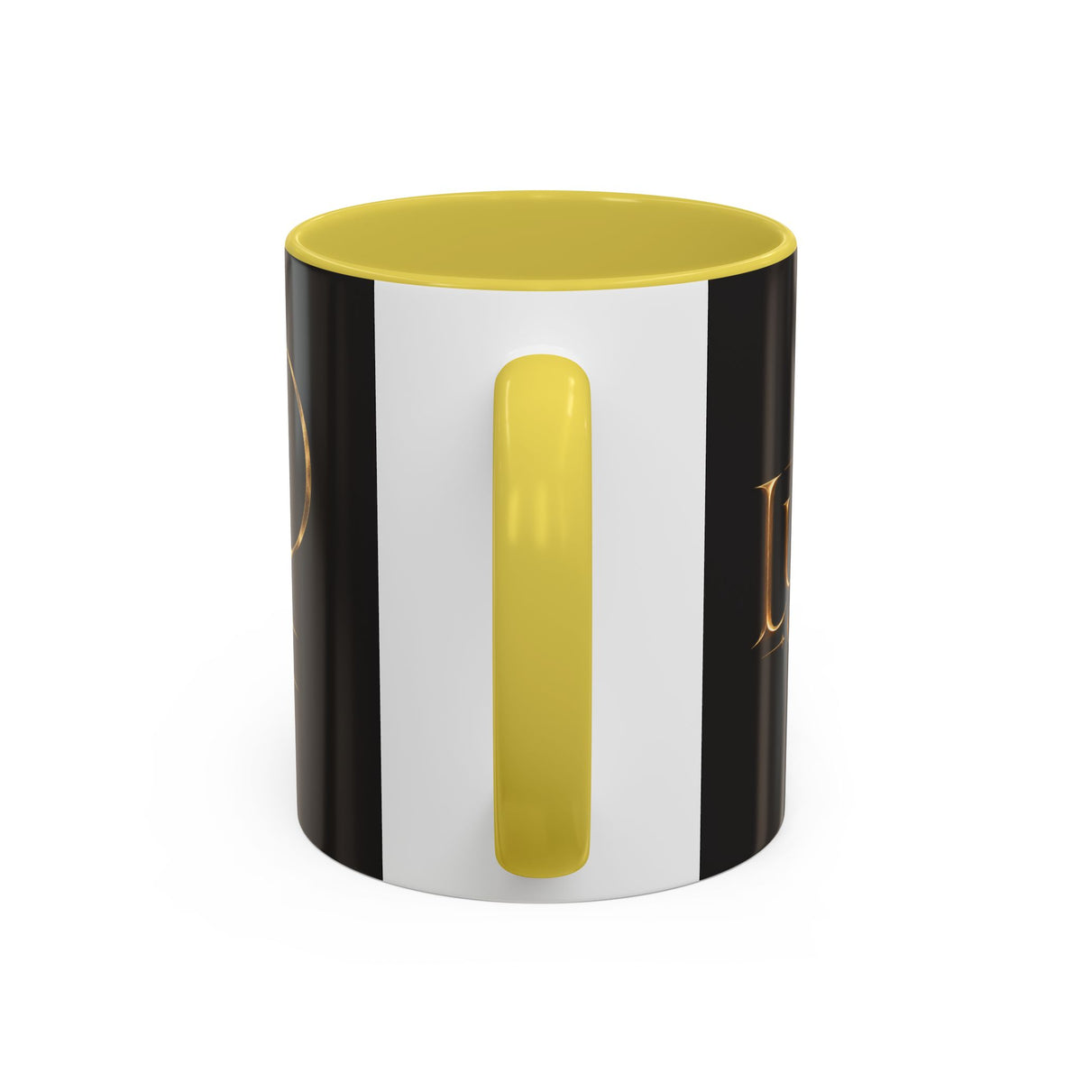 Black Gold Logo Mug — 11oz Ceramic Coffee Cup