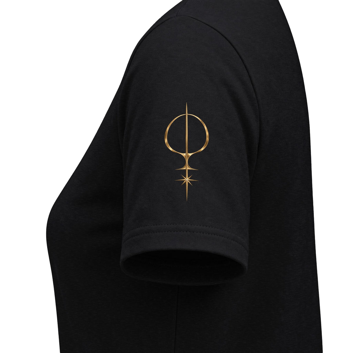 Lucidian Orchestra Women's V-Neck Tee — Elegant Music Logo Tee