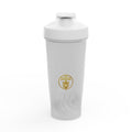 Protein Shaker Bottle with Gold Crest Logo — Gym Blender Bottle for Fitness & Supplements