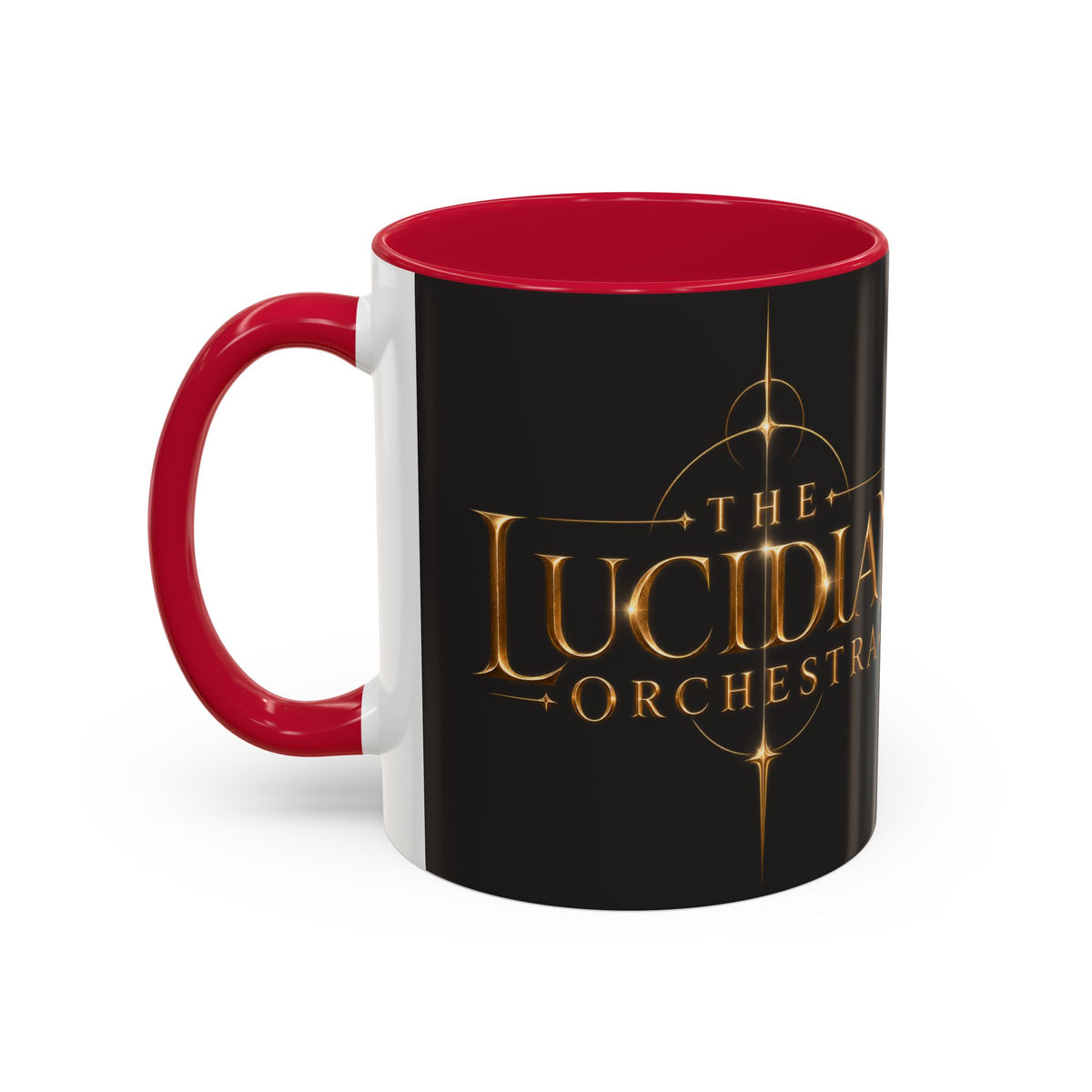 Black Gold Logo Mug — 11oz Ceramic Coffee Cup