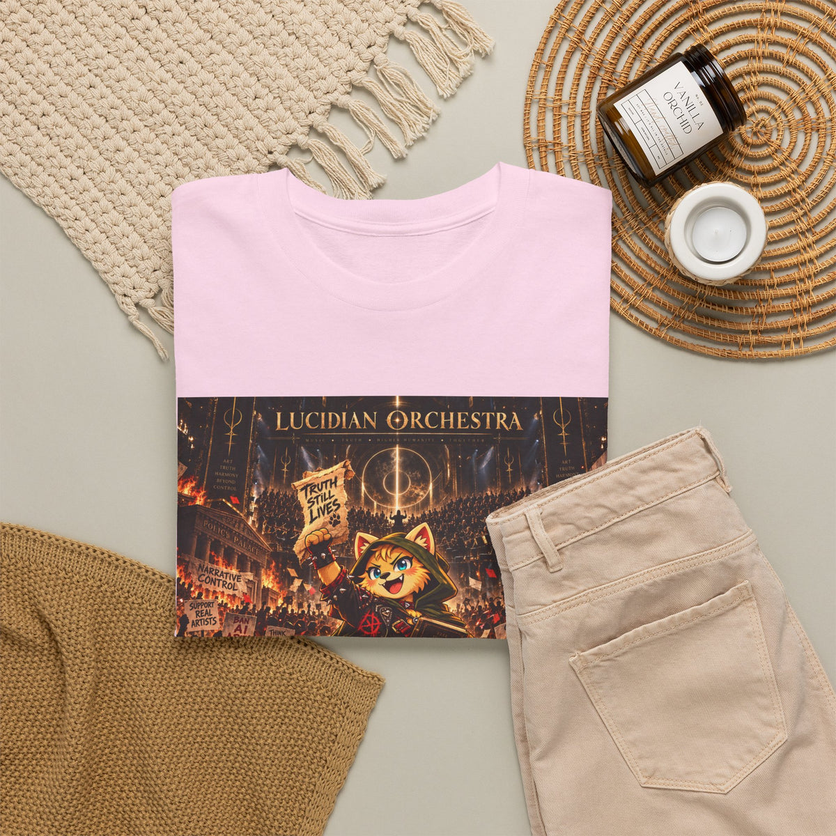 Approved Rebellion Band Tee — Lucidian Orchestra Concert Shirt