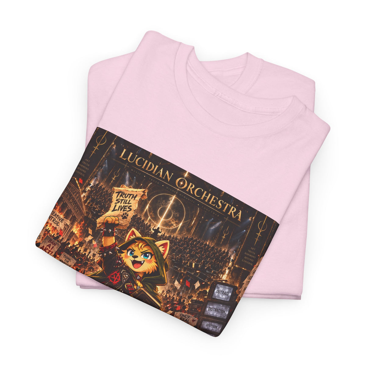 Approved Rebellion Band Tee — Lucidian Orchestra Concert Shirt