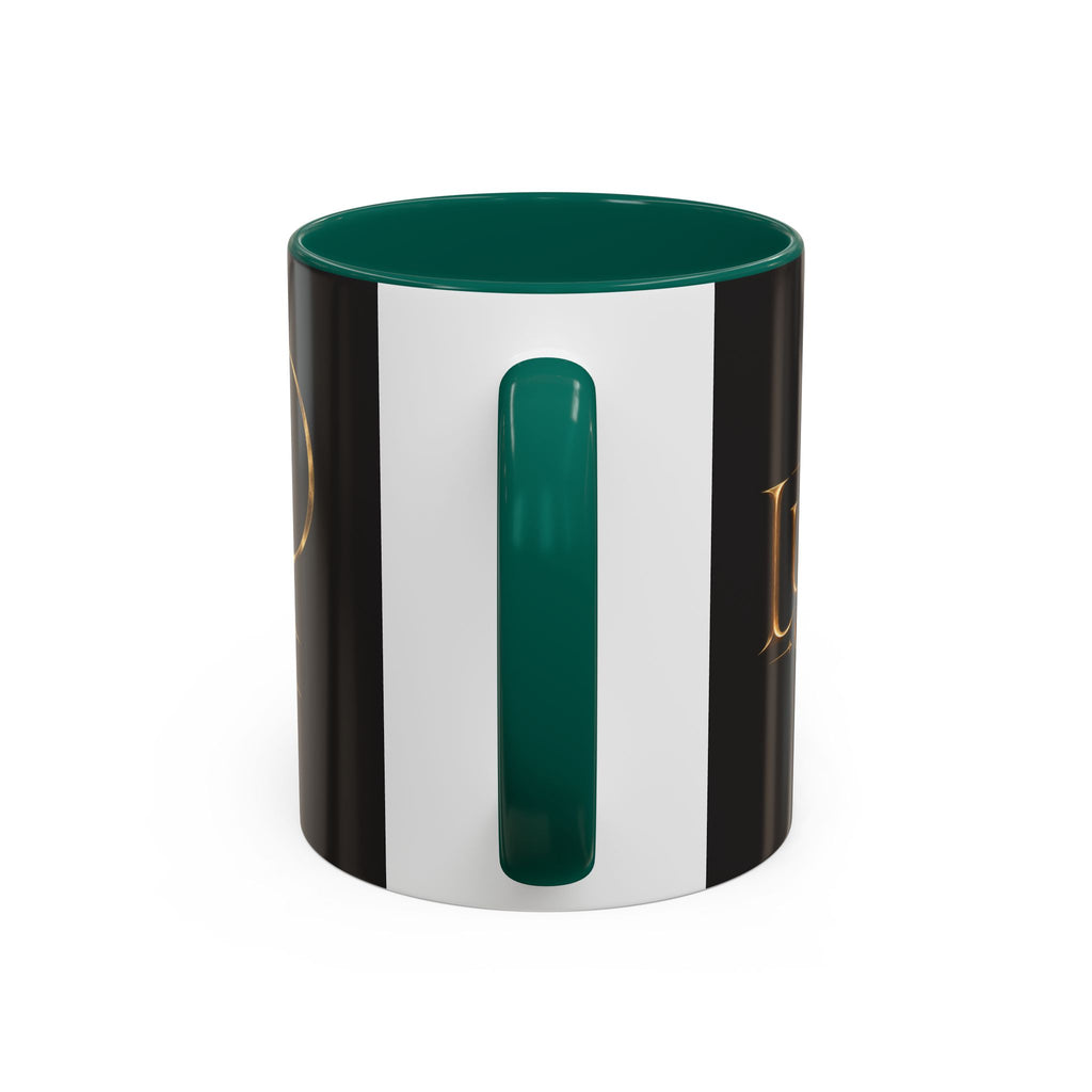 Black Gold Logo Mug — 11oz Ceramic Coffee Cup