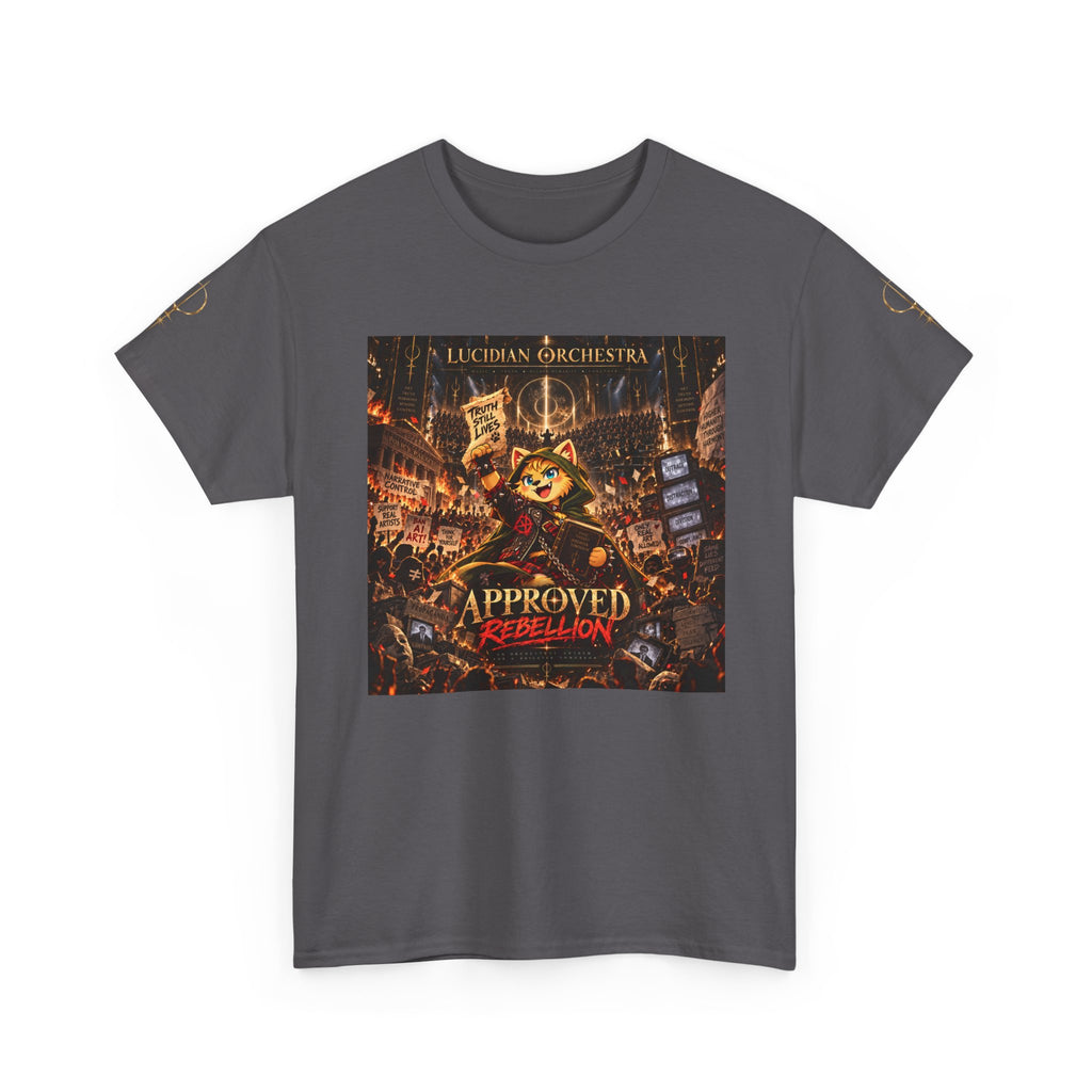 Approved Rebellion Band Tee — Lucidian Orchestra Concert Shirt