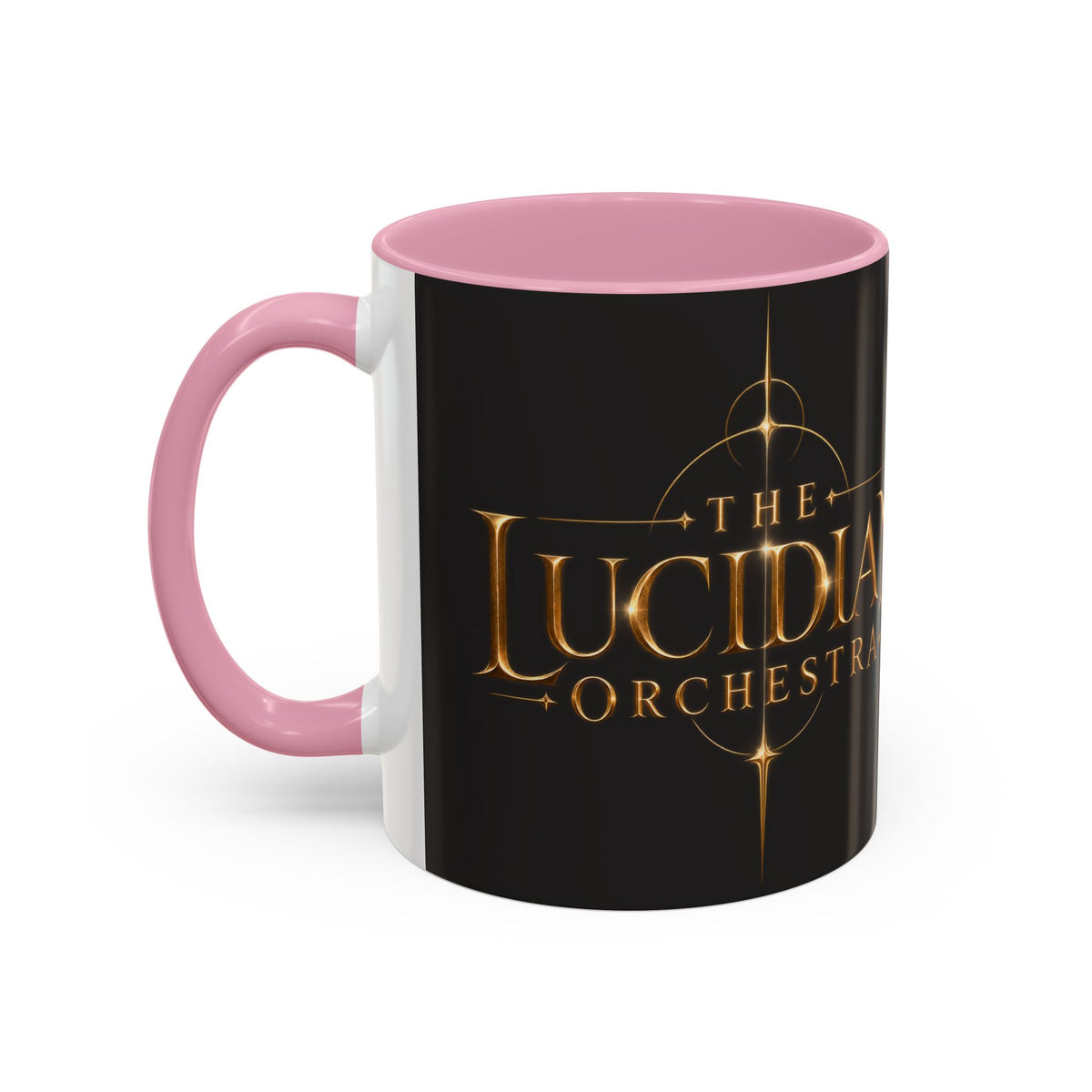 Black Gold Logo Mug — 11oz Ceramic Coffee Cup
