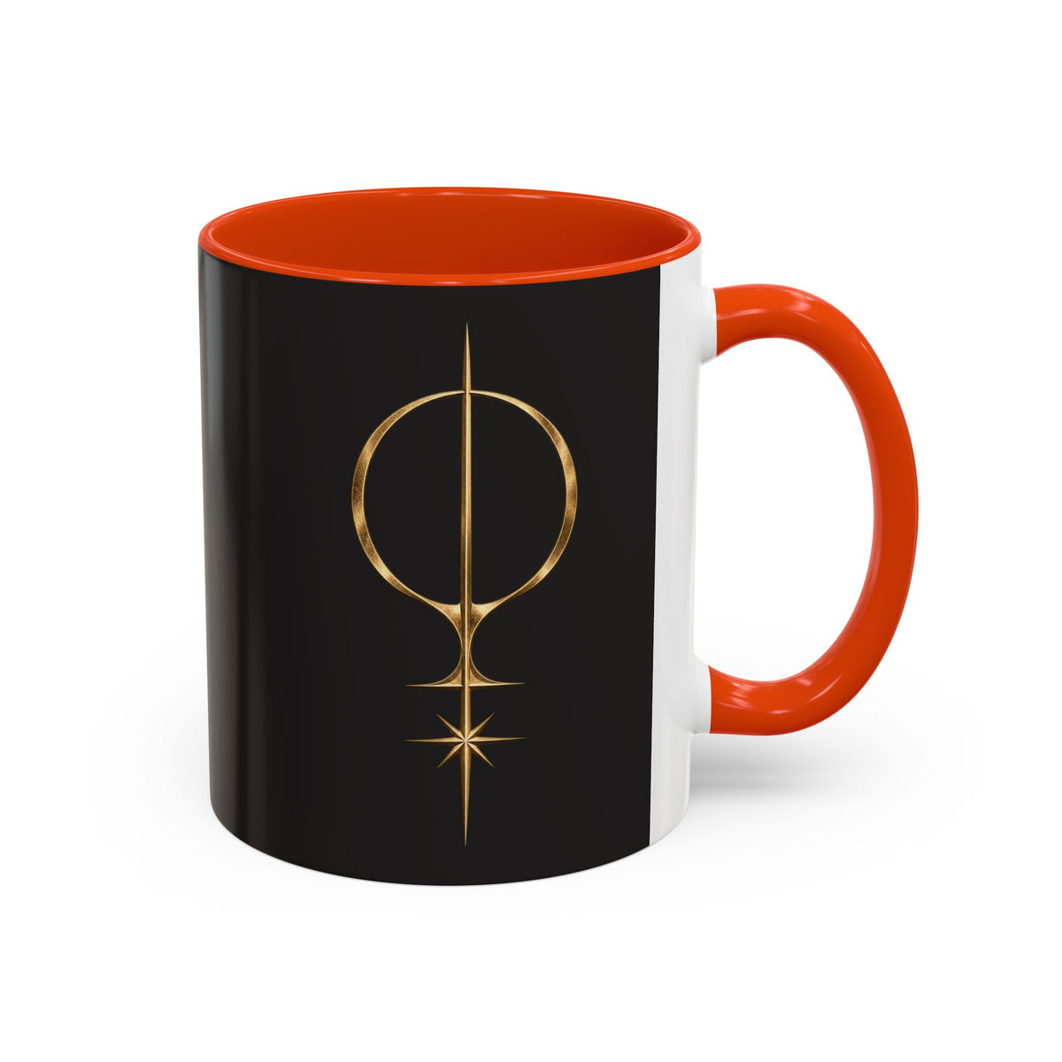 Black Gold Logo Mug — 11oz Ceramic Coffee Cup