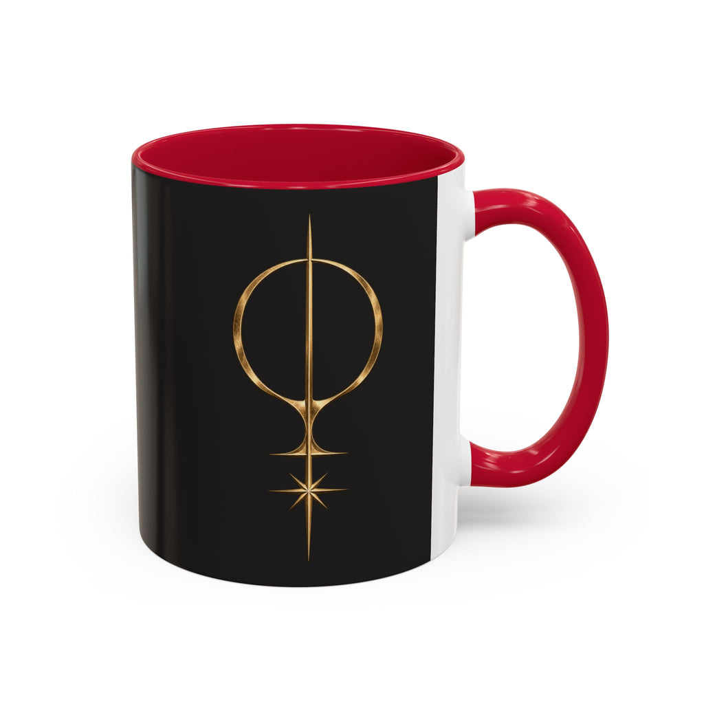 Black Gold Logo Mug — 11oz Ceramic Coffee Cup
