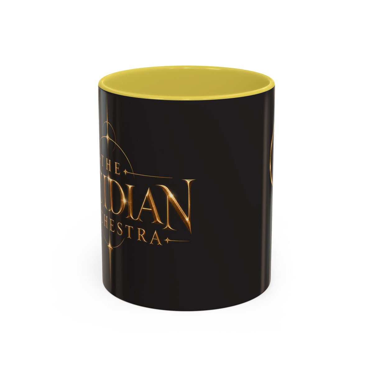 Black Gold Logo Mug — 11oz Ceramic Coffee Cup