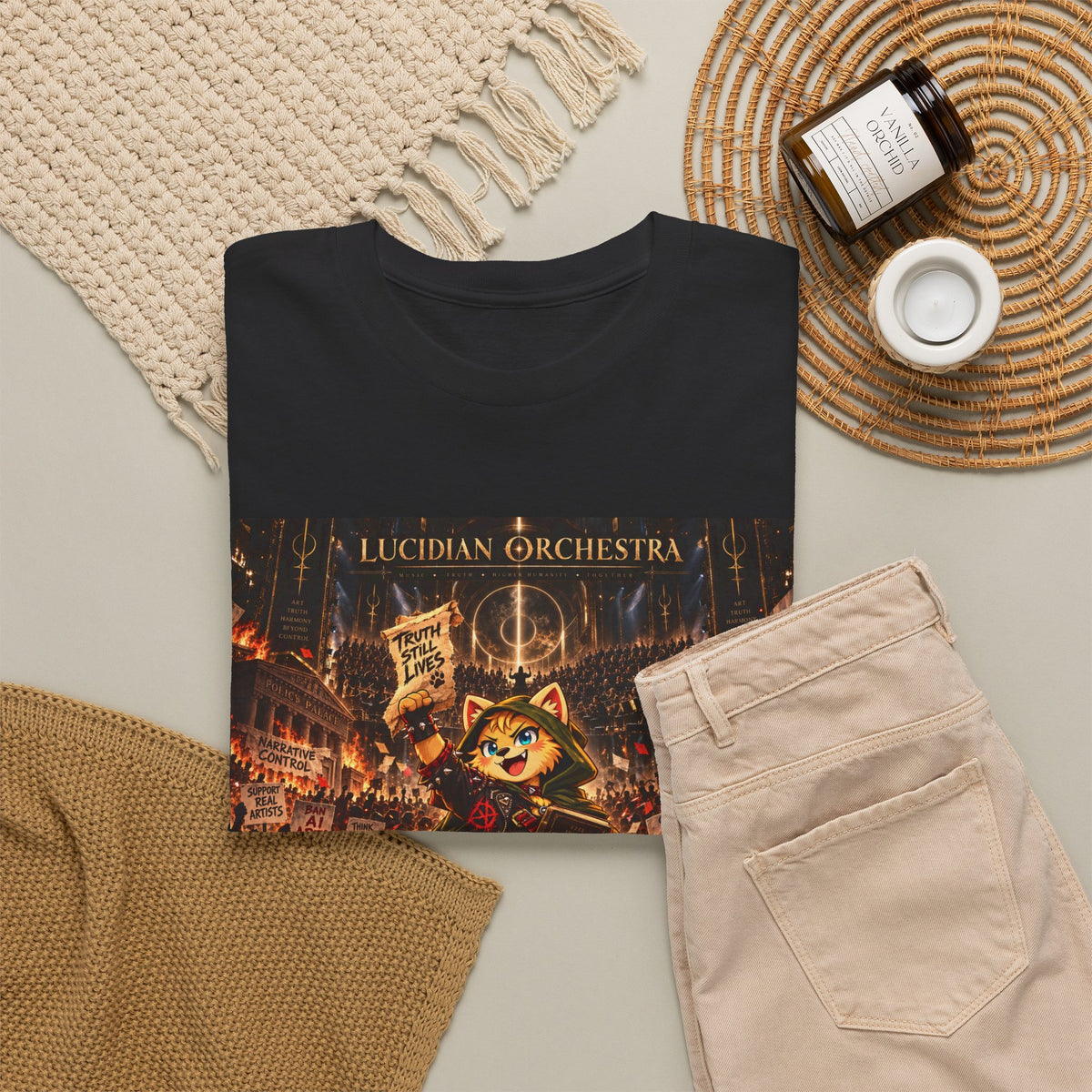 Approved Rebellion Band Tee — Lucidian Orchestra Concert Shirt