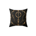 Lucidian Orchestra Gold Emblem Pillow