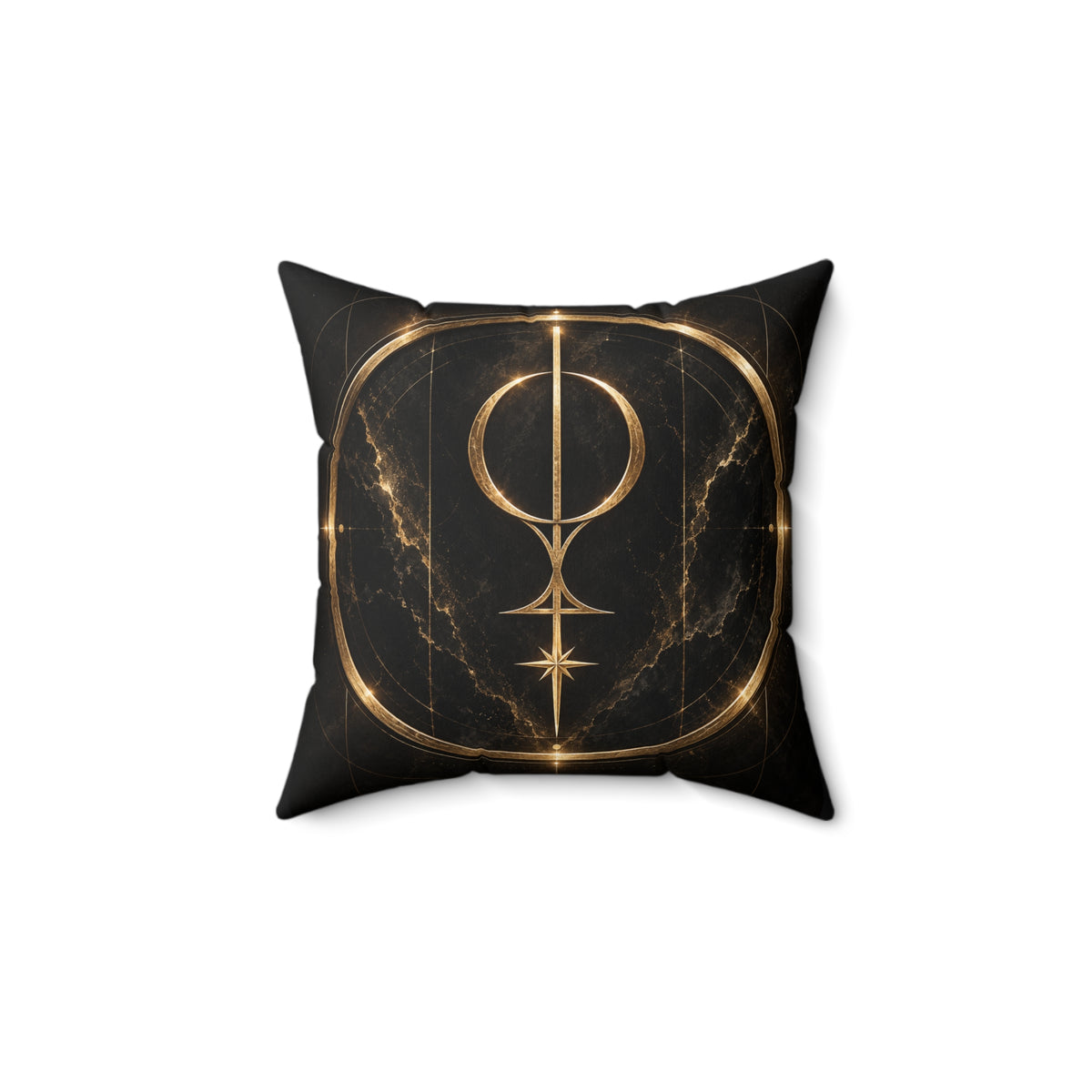 Lucidian Orchestra Gold Emblem Pillow