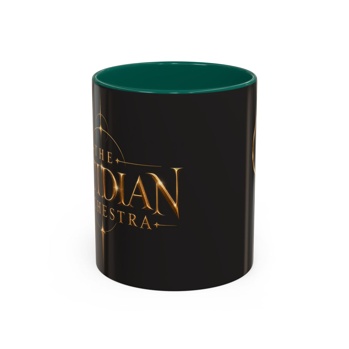 Black Gold Logo Mug — 11oz Ceramic Coffee Cup