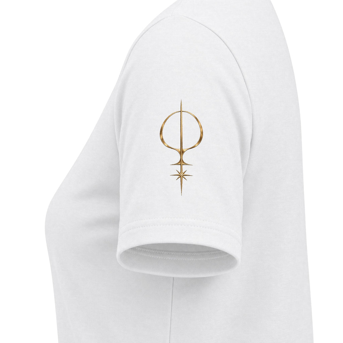 Lucidian Orchestra Women's V-Neck Tee — Elegant Music Logo Tee