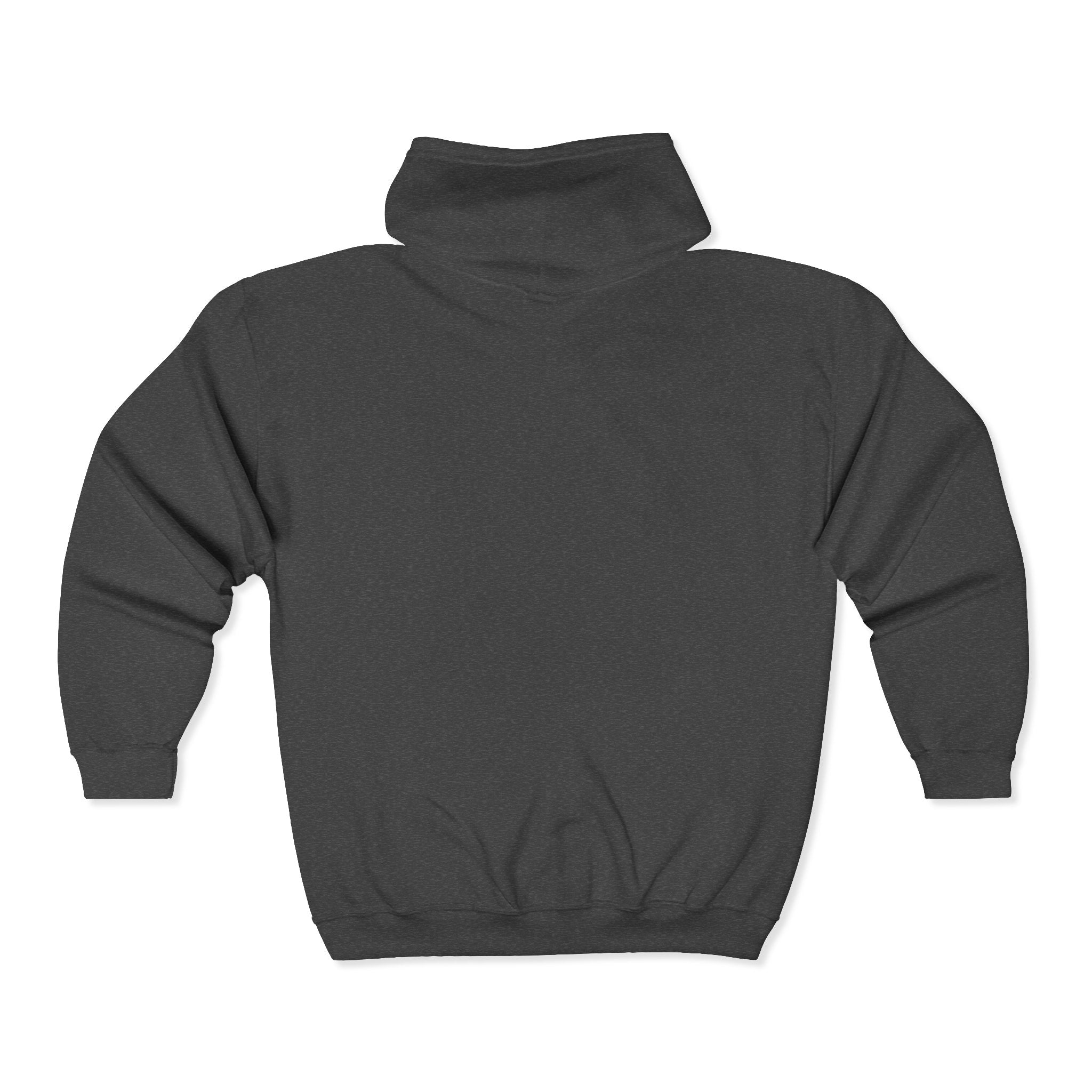Tarbix Academy Zip Hoodie – Black Full-Zip Sweatshirt with Gold Crest