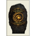 Engraved Vegan Leather Journal — “The Lucidian Library” Golden Spiral Notebook