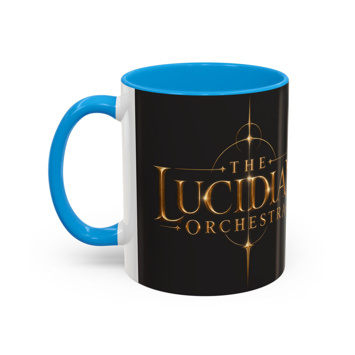 Black Gold Logo Mug — 11oz Ceramic Coffee Cup