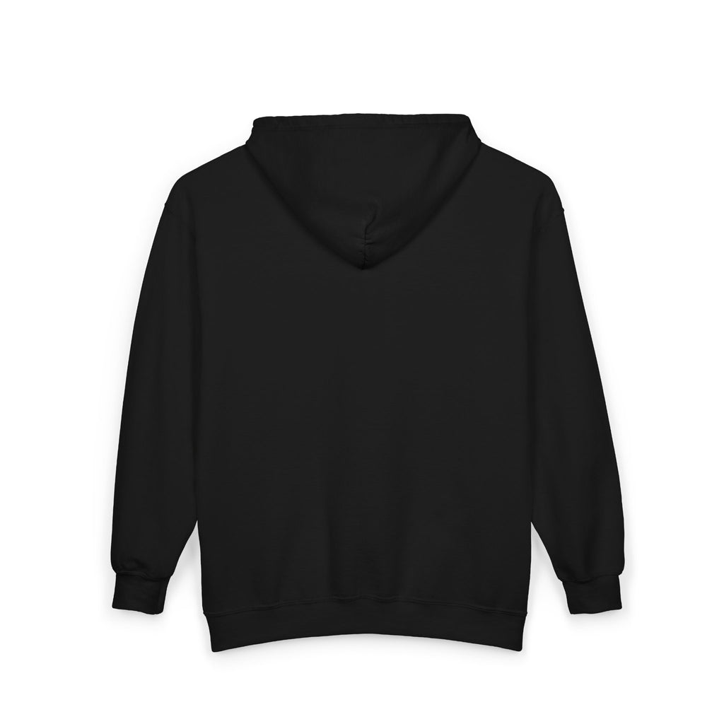 Tarbix Academy Zip Hoodie – Black Full-Zip Sweatshirt with Gold Crest