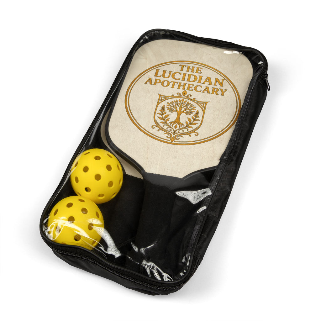 Pickleball Paddle Set — 'The Lucidian Apothecary' Printed Kit (2 Paddles + 2 Balls)