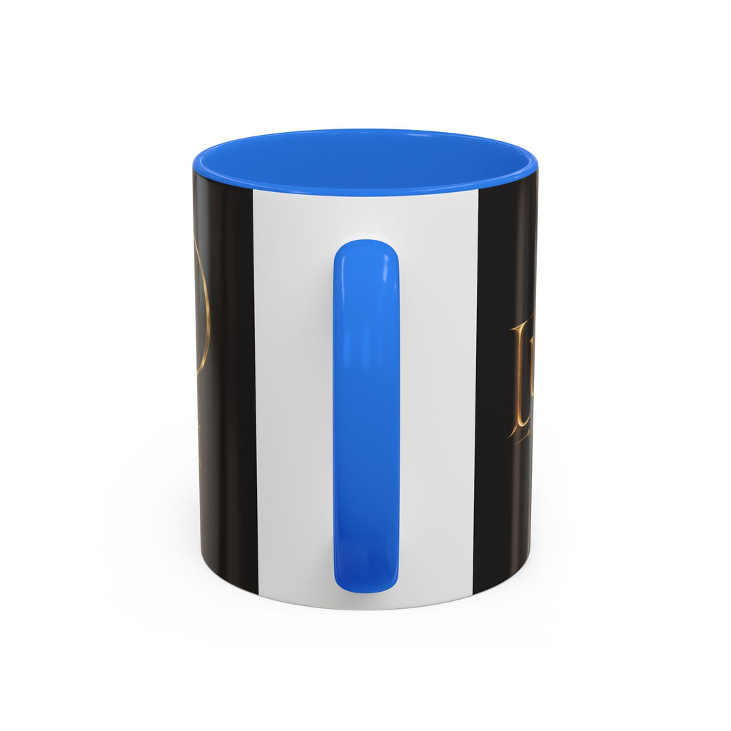 Black Gold Logo Mug — 11oz Ceramic Coffee Cup