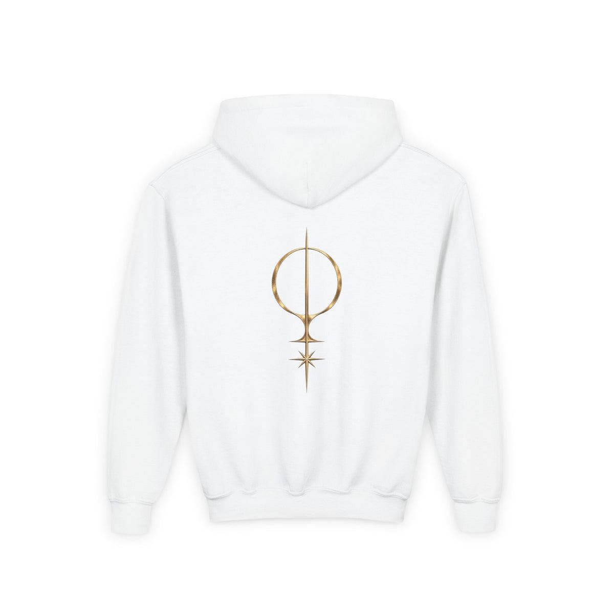 Youth Hoodie — 'The Lucidian Orchestra' Gold Logo Pullover