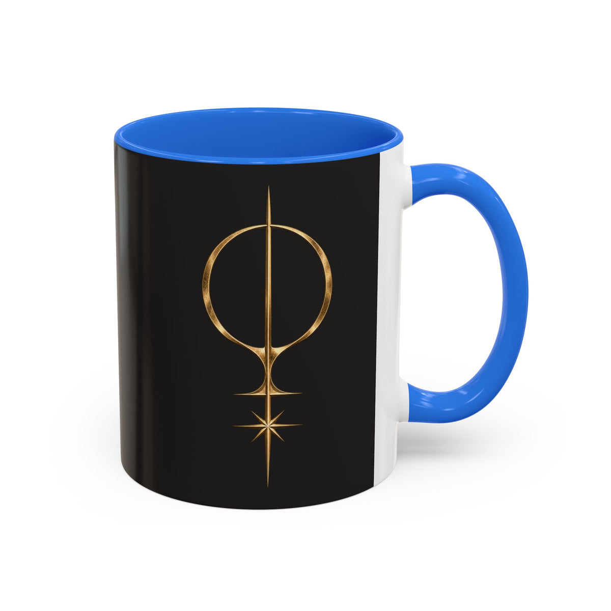 Black Gold Logo Mug — 11oz Ceramic Coffee Cup