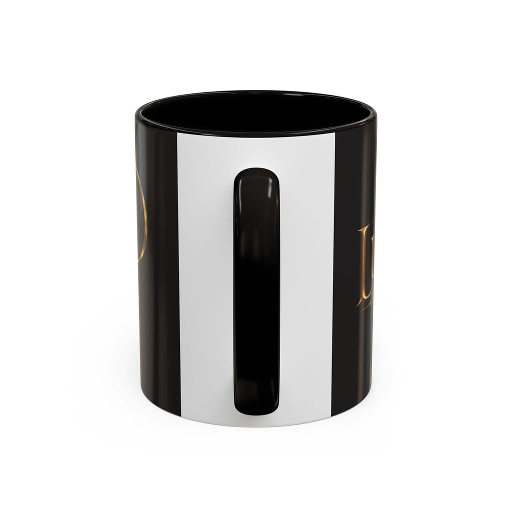 Black Gold Logo Mug — 11oz Ceramic Coffee Cup