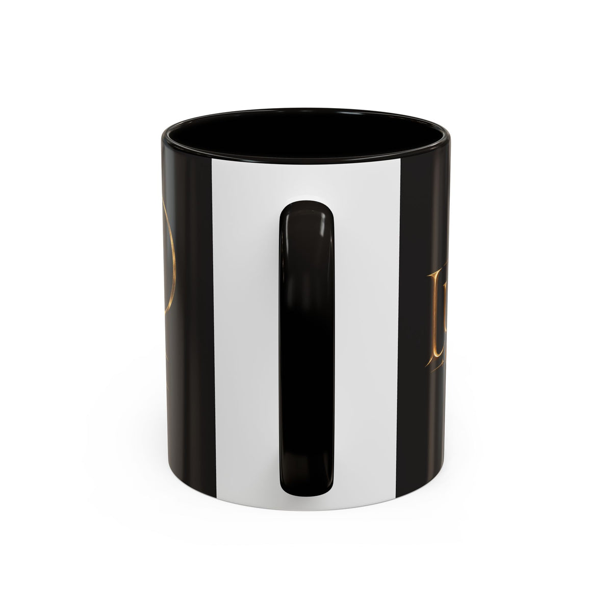 Black Gold Logo Mug — 11oz Ceramic Coffee Cup