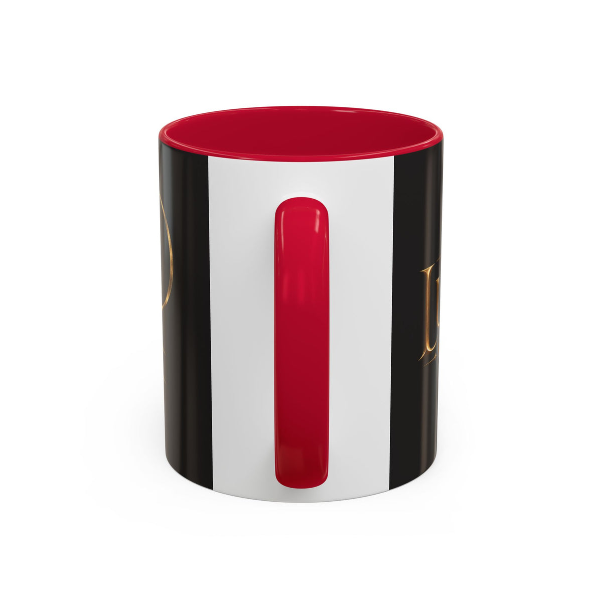 Black Gold Logo Mug — 11oz Ceramic Coffee Cup