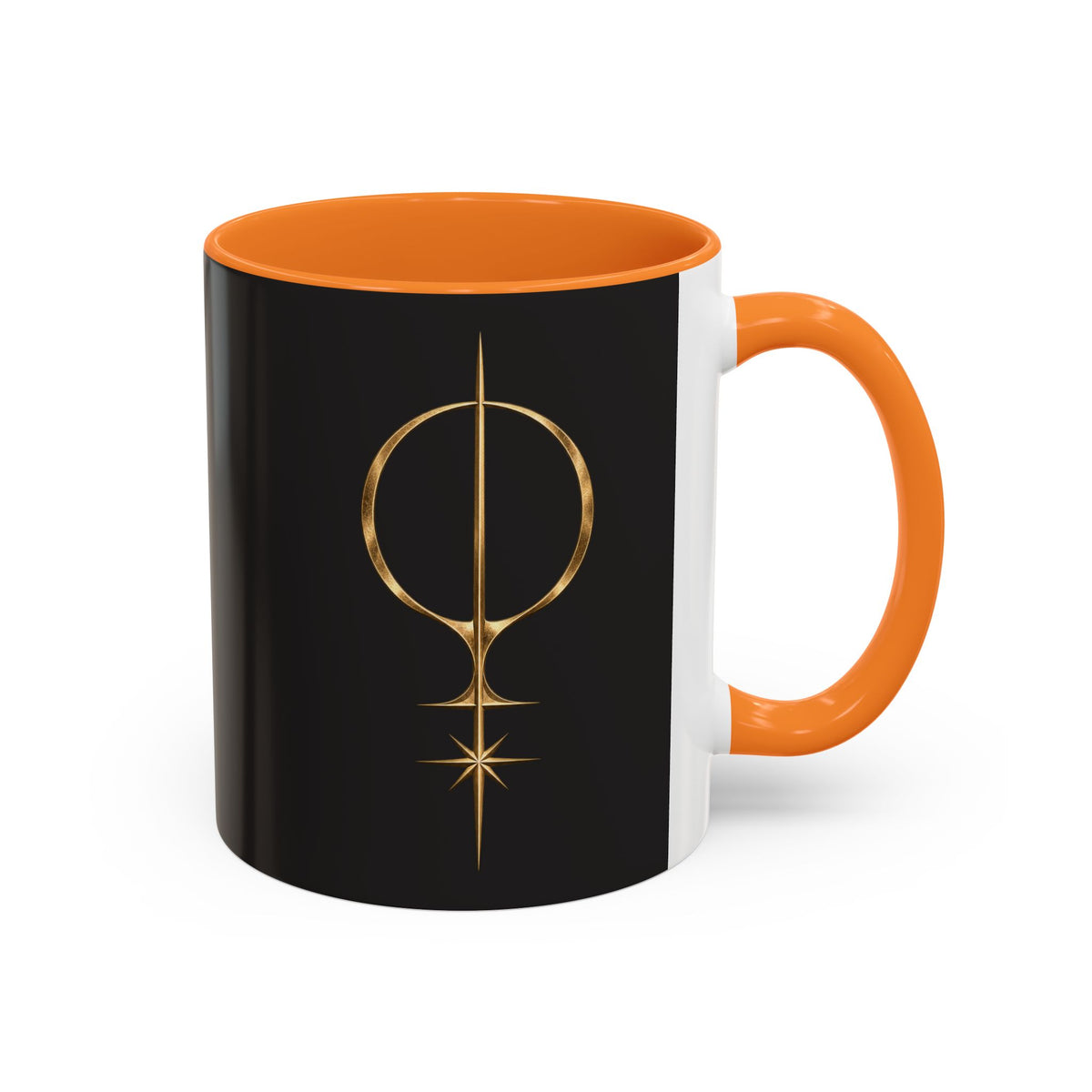 Black Gold Logo Mug — 11oz Ceramic Coffee Cup
