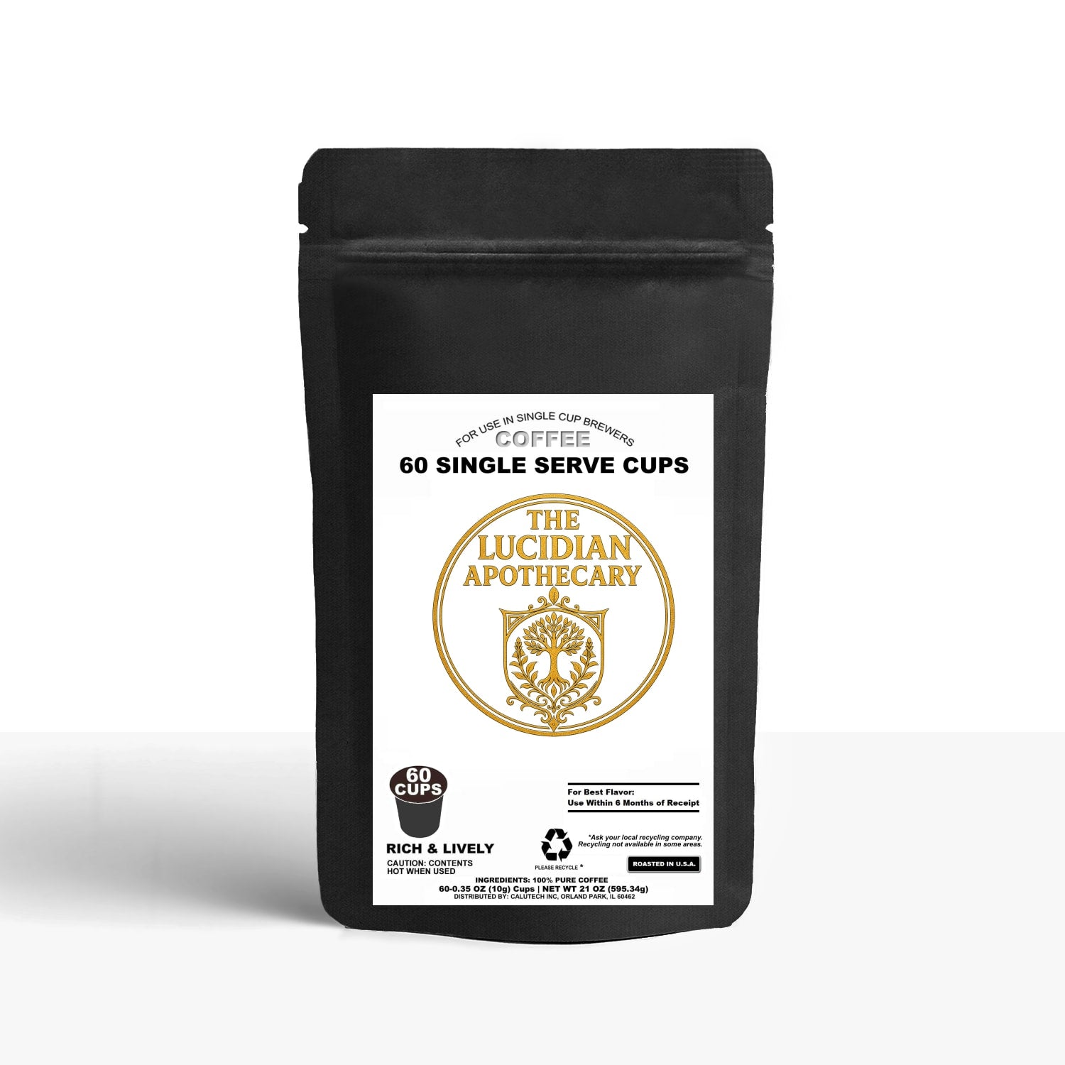 60 Pack Single Serve Coffee Capsules