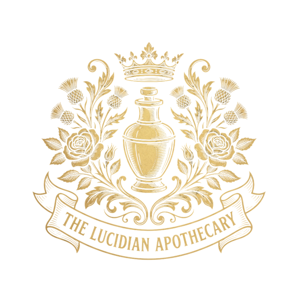 Printify-generated Apothecary crest asset for production review